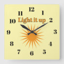 Search for yellow clocks Sunny