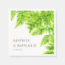 Search for fern napkins Greenery