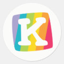 Search for k stickers Rainbow