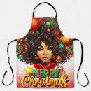 Search for merry aprons Santa
