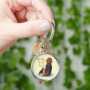 Search for cuddling a key rings For her