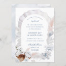 Search for seashell invitations Dusty blue