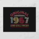 Search for 1967 birthday postcards Retro