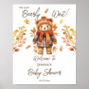 Search for baby shower welcome sign posters Teddy bear