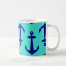 Search for turquoise anchor mugs Coastal