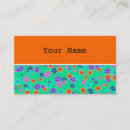 Search for native business cards Flowers