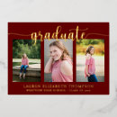 Search for maroon and gold graduation invitations High school