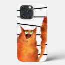 Search for orange tabby iphone cases Watercolor