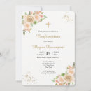 Search for blush invitations Gold cross