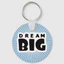 Search for dreams round key rings Quote