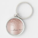 Search for glitter heart key rings Girly