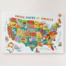 Search for usa state map puzzles Kids