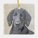 Search for flat coated retriever christmas tree decorations Black