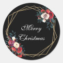 Search for black and rose gold stickers Merry christmas