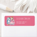 Search for back to school return address labels Girly