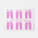 Search for flip flop doormats Pink