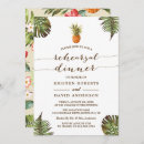 Search for luau rehearsal dinner invitations Beach