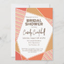 Search for geometric bridal shower invitations Colourful
