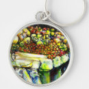 Search for fruit and vegetables key rings Food