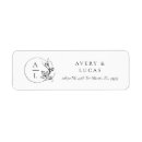 Search for family crest return address labels Elegant