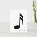 Search for musical note cards Black