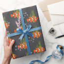 Search for clown wrapping paper Sea life