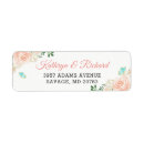 Search for blush wedding return address labels Flowers