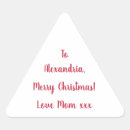 Search for red triangle stickers Red and white