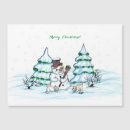 Search for cartoon dog christmas cards Snow