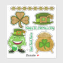 Search for green beer day stickers Shamrock