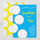 Search for volleyball birthday invitations Kids
