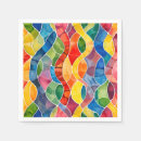 Search for stained glass napkins Rainbow