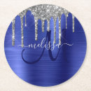 Search for blue glitter coasters Chic