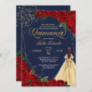 Search for 5x7 beauty and the beast invitations Enchanted rose