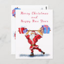 Search for bodybuilder postcards Santa