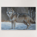Search for wild wolf puzzles Canis lupus