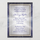 Search for prom night invitations Blue