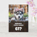 Search for 61st birthday cards Cute