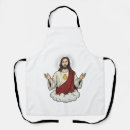 Search for king of hearts aprons Jesus