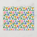 Search for fun pattern postcards Colourful
