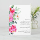 Search for hot pink and green wedding invitations Flowers