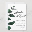 Search for couple photo wedding invitations Watercolor