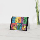 Search for text birthday cards Colourful