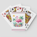 Search for pink flamingo playing cards Animal