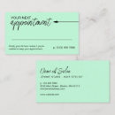 Search for hair salon appointment cards Reminder
