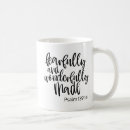 Search for fearfully and wonderfully made mugs Christian