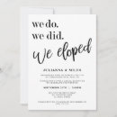 Search for rustic elopement invitations We got married