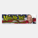 Search for anti bush bumper stickers Miss me yet