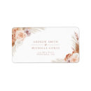 Search for palm leaf return address labels Elegant