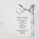 Search for carved heart tree wedding invitations Winter